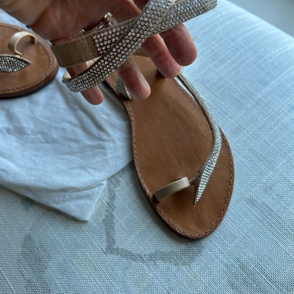 Schutz Courtney Crystal flat sandal - Picture 9 of 9